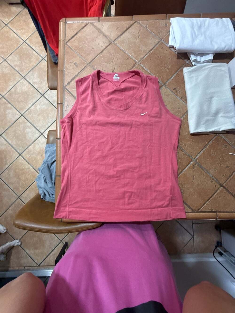 Nike Women's Pink Sleeveless Tank Top Size XL